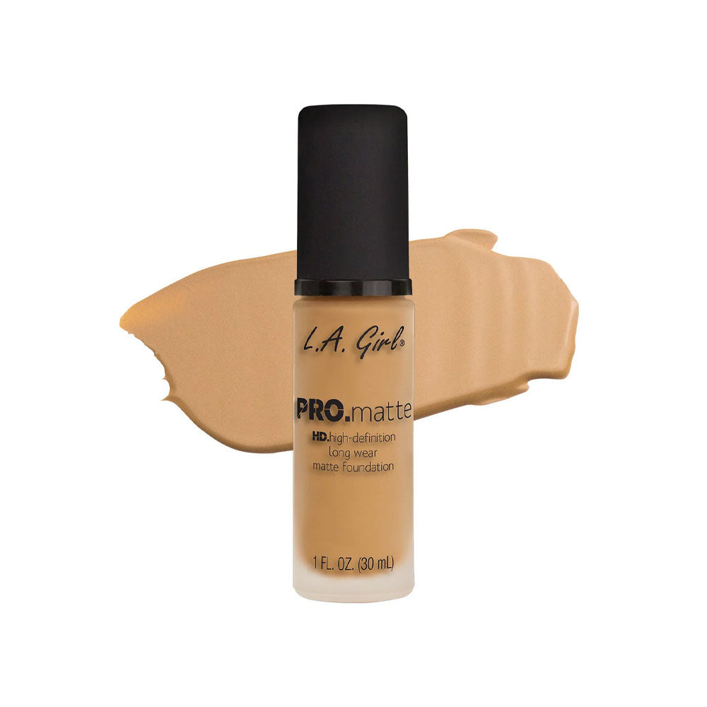 L.A. Girl Pro Matte HD Long Wear Matte Liquid Foundation, 30ml,