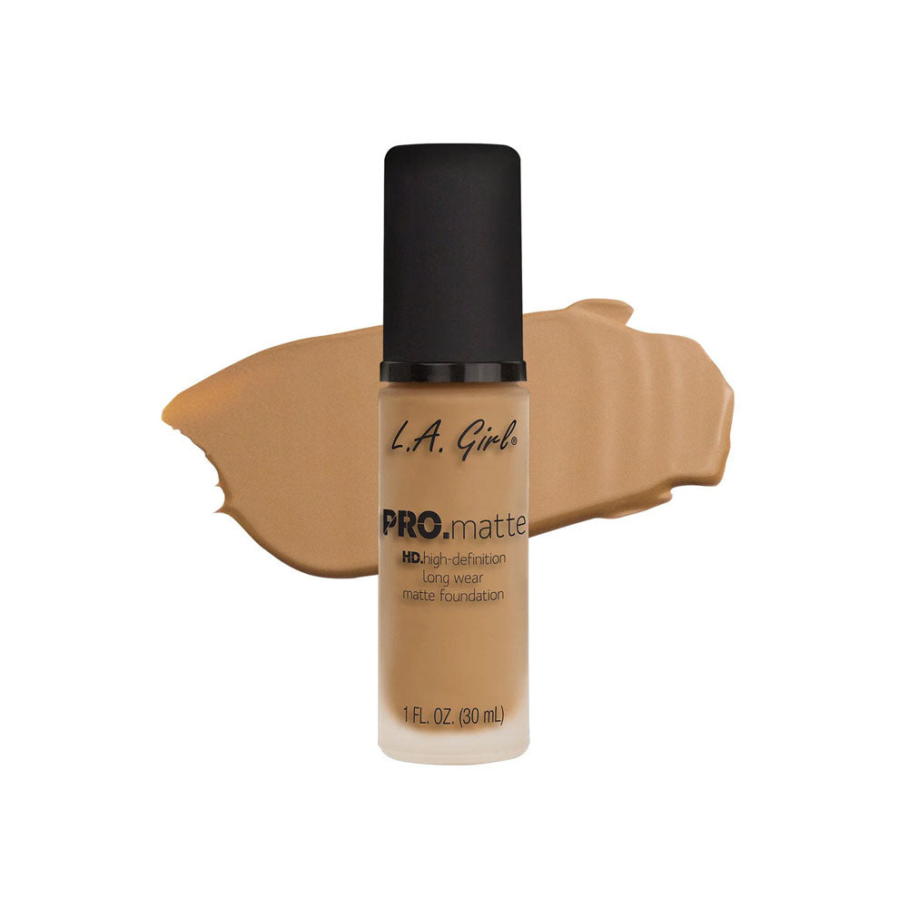 L.A. Girl Pro Matte HD Long Wear Matte Liquid Foundation, 30ml,