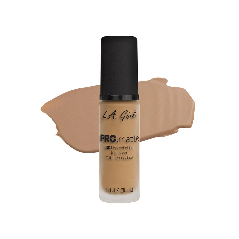 L.A. Girl Pro Matte HD Long Wear Matte Liquid Foundation, 30ml,