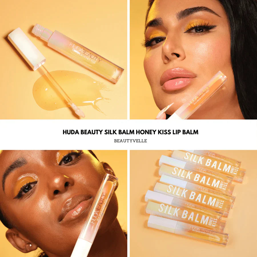 Huda Beauty Silk Balm Honey Kiss Plumping Lip Balm - 3ml