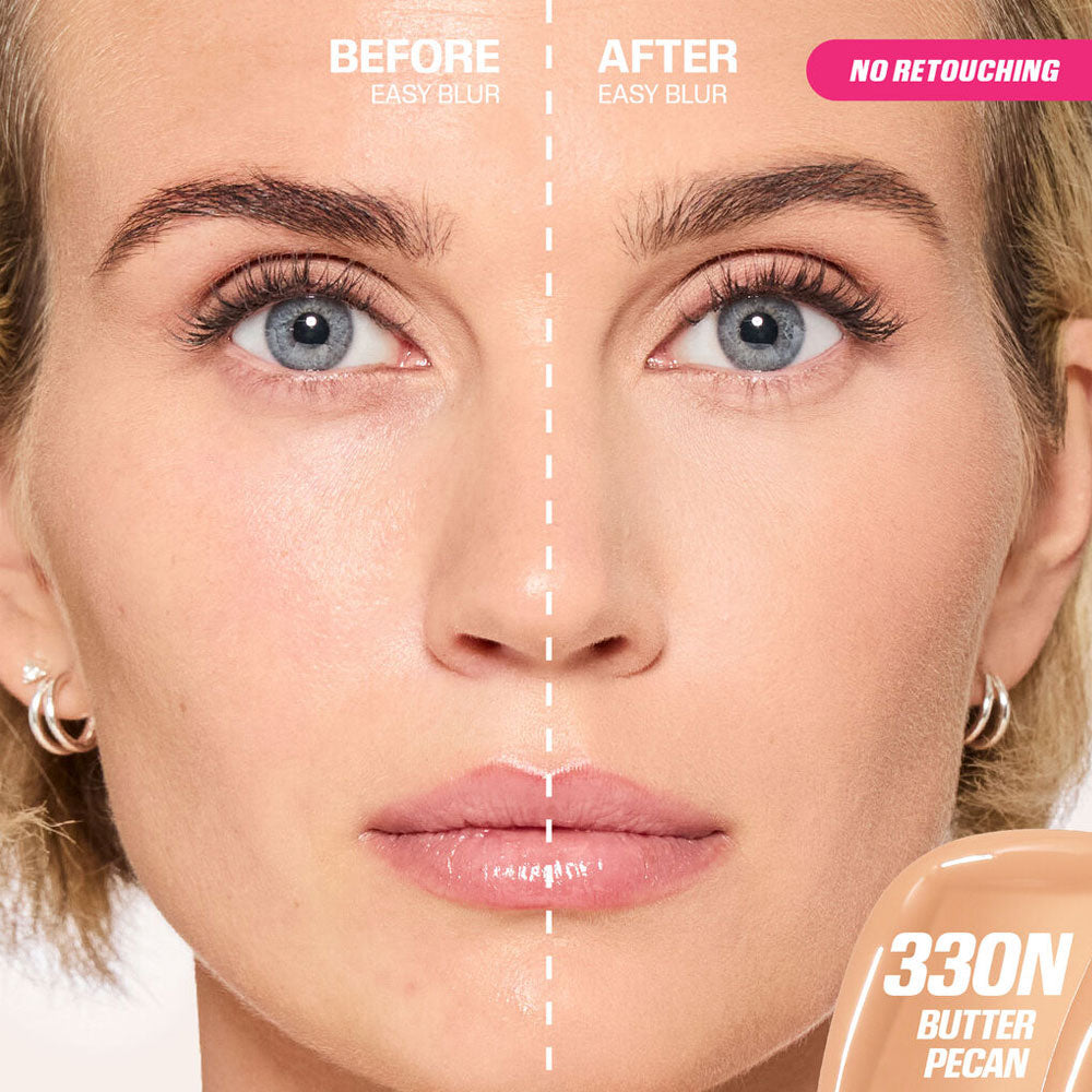 Huda Beauty - Easy Blur Natural Airbrush Foundation -Butter Pecan 330N 30ML