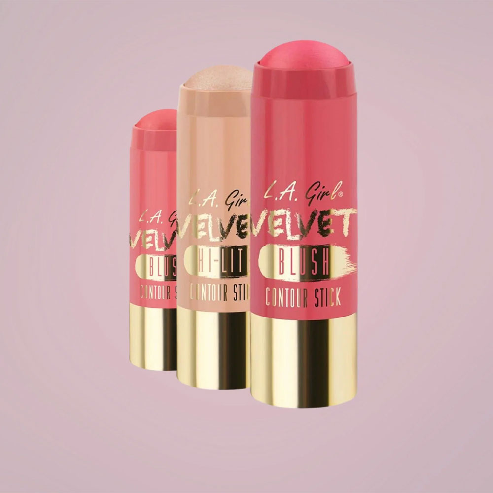 L.A. Girl Velvet Blush Contour Stick - GCS593 CRUSHED BERRY