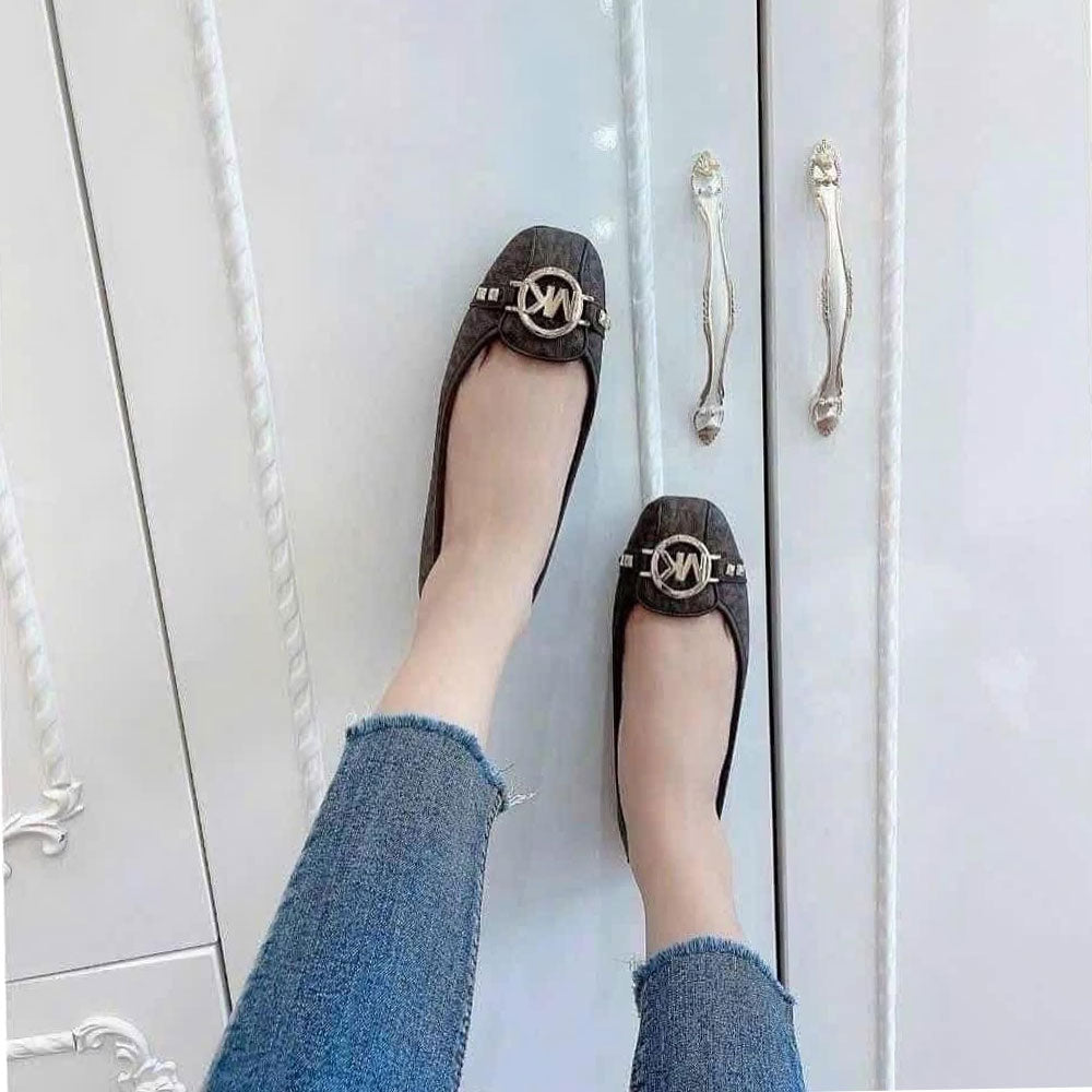 Michael Kors Fulton Studded Logo Moccasin US 8 Brown