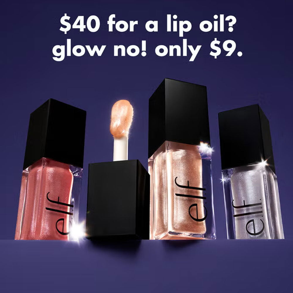e.l.f Glow Reviver Lip Oil Glimmer - Divine Wine