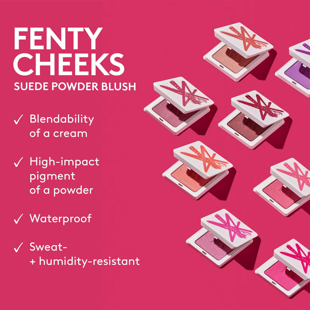 Fenty Beauty Fenty Cheeks Suede Powder Blush- Tutu Turnt