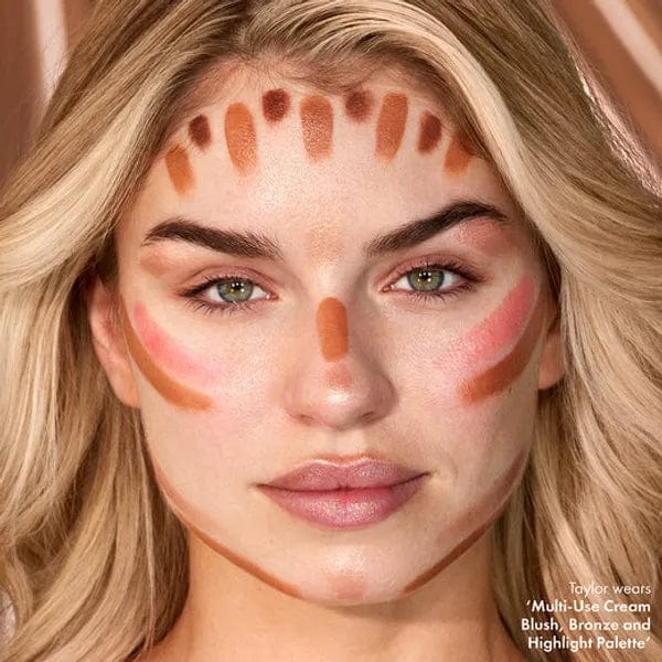 ICONIC LONDON Multi-Use Blush Bronze and Highlight Cream Palette