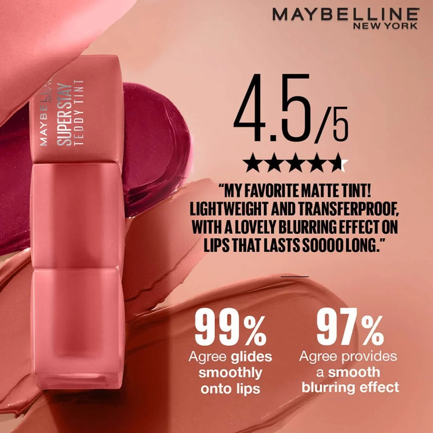 Maybelline Super Stay Teddy Tint  15 Skinny Dip