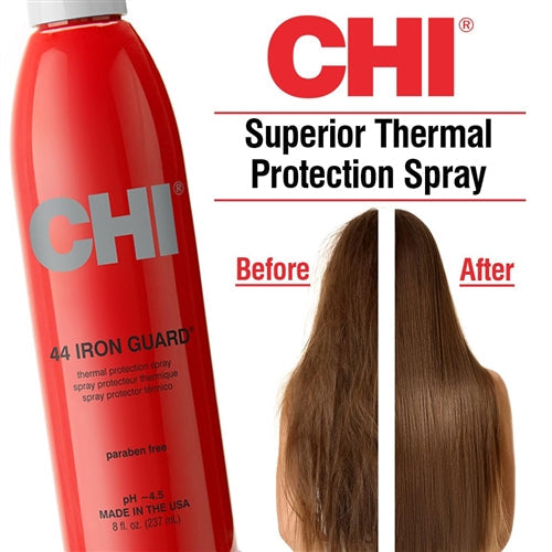 Order CHI 44 Iron Guard Thermal Protection Spray, Heat Protectant, Paraben Free, 237ml