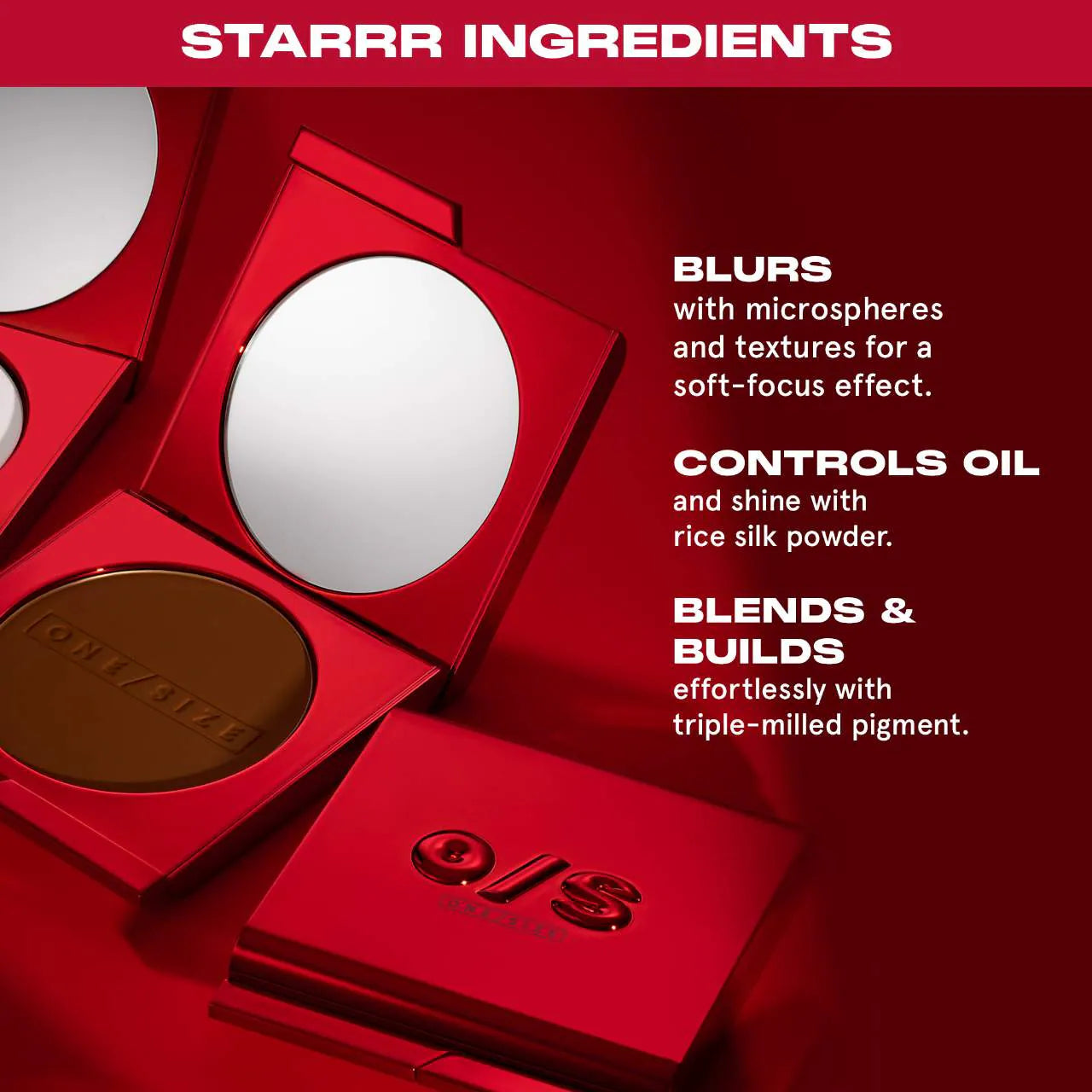 One size One Size Patrick Starrr Turn Up The Base Powder Foundation - Medium 3 (R) - Medium, Rosy Undertones