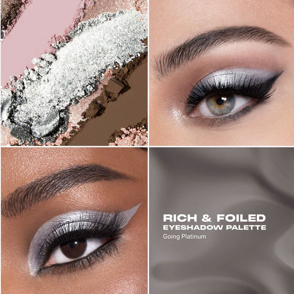 Morphe Rich and Foiled Eyeshadow Palette - Going Platinum