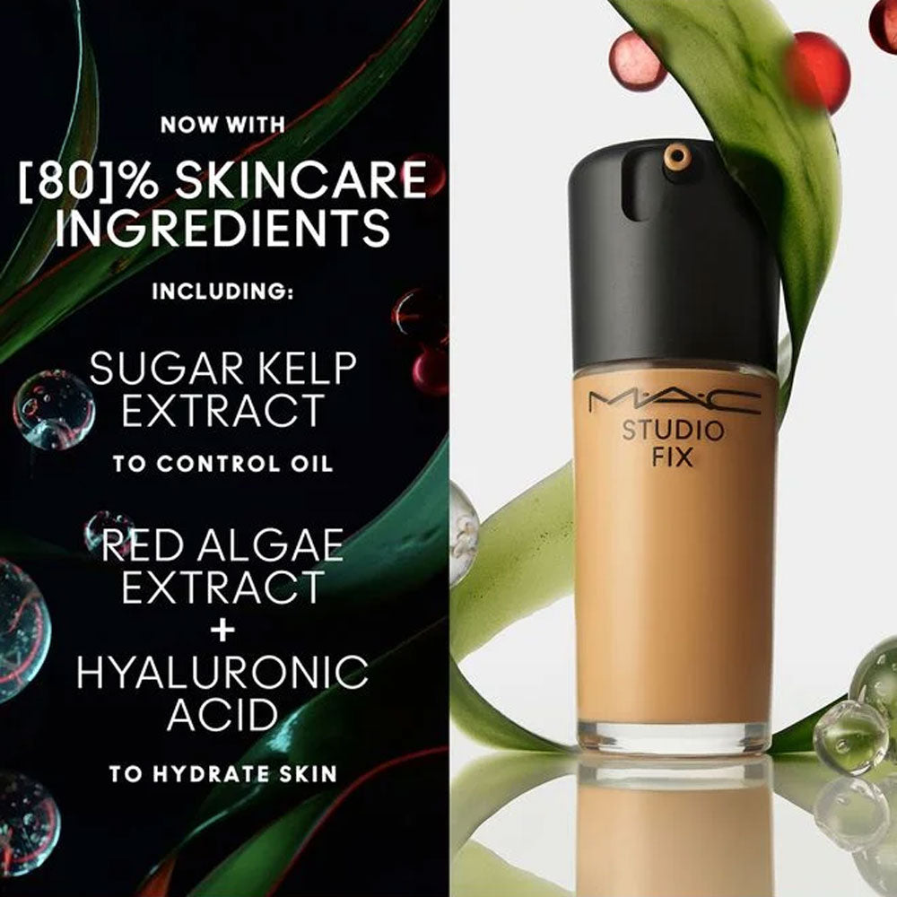 Mac Studio Fix Fluid SPF 15 24HR Matte Foundation + Oil Control-NC 18