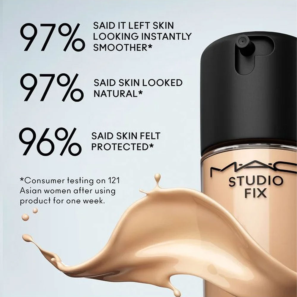 Mac Studio Fix Fluid SPF 15 24HR Matte Foundation + Oil Control-NC 18